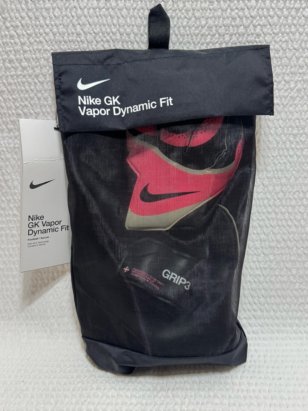Nike GK Vapor Dynamic Fit Goalkeeper Gloves - Pink/Black